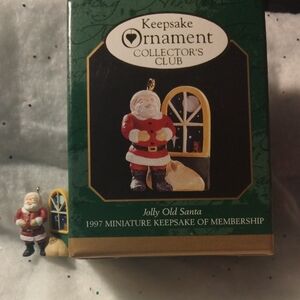 Hallmark Keepsake Santa Ornament 1997 Jolly Old Santa (SKU 025)